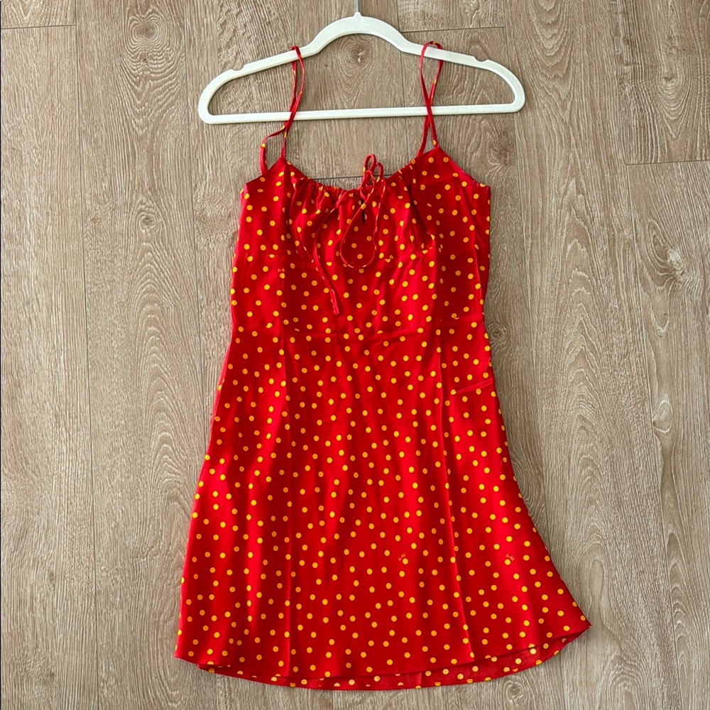 Realisation Par Red Polka Dot Dress